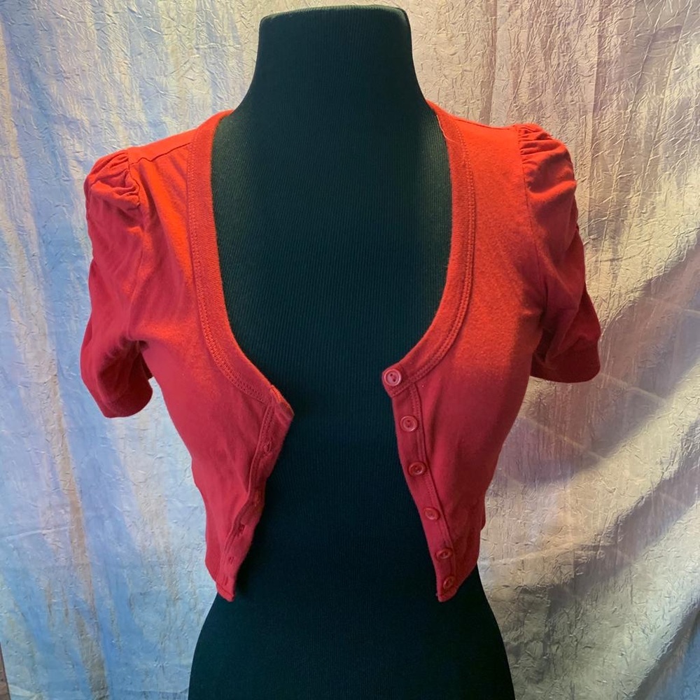 Ambiance red crop‎ top